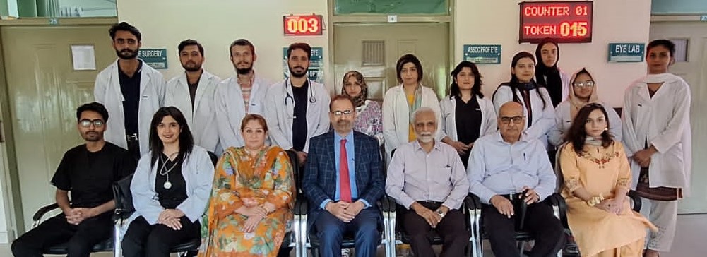 Rahbar Medical & Dental College, Eye Dept is headed by Prof. Dr. Zahid Kamal Siddiqui